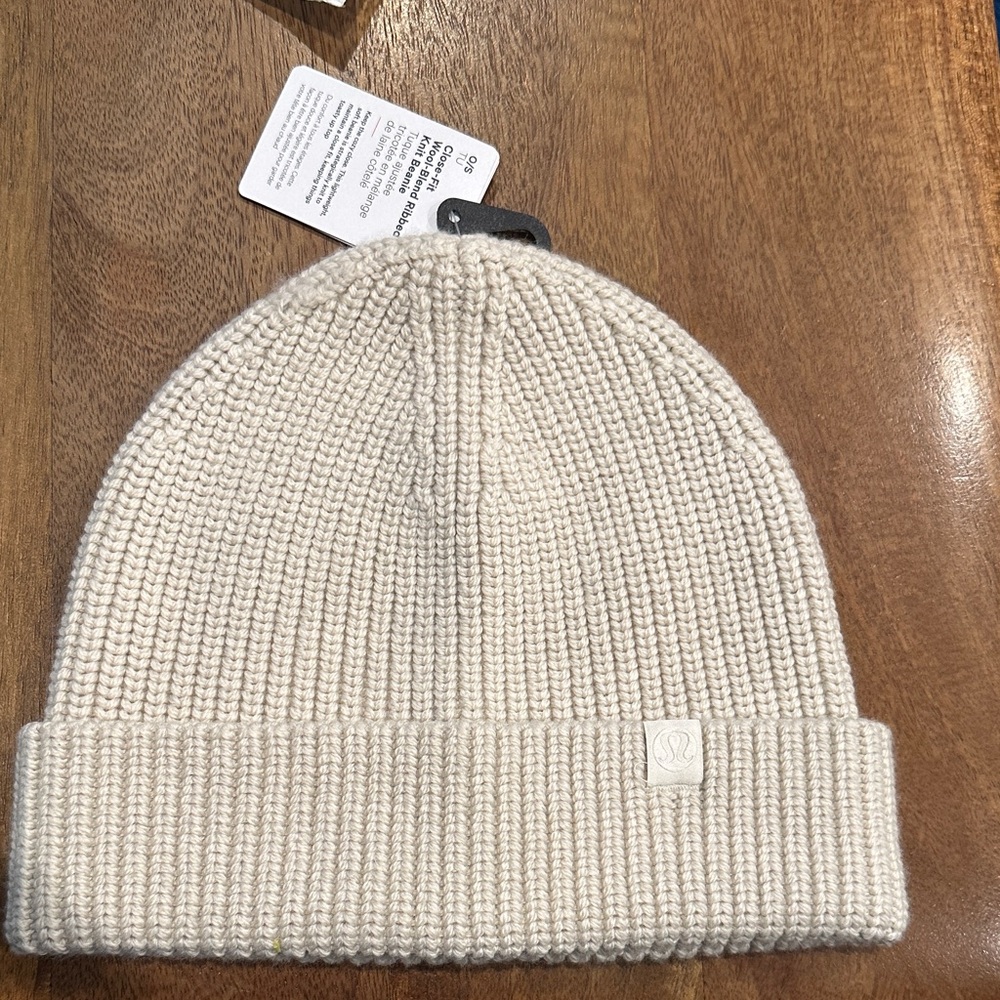 lululemon athletica Beige Knit Beanie